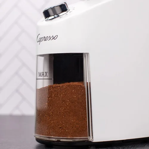 Miniatura 10 de Capresso Infinity Plus Molinillo de Rebabas Cónicas, Blanco