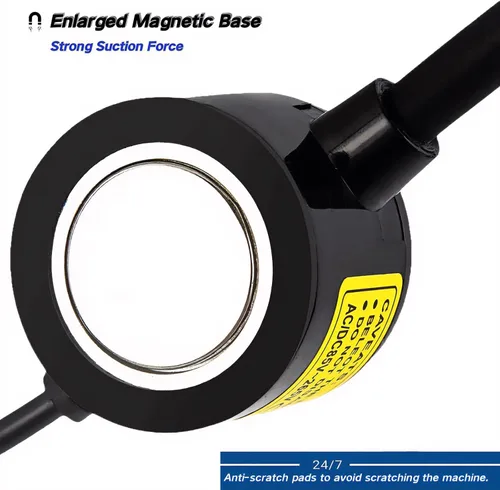 Miniatura 5 de Luz para máquina de coser, lámpara de trabajo LED, cuello de cisne flexible portátil con base magnética para banco de trabajo, torno, taladro