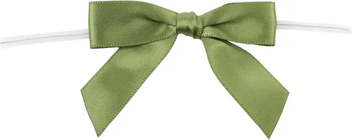 Miniatura 24 de Reliant Ribbon 100 unidades lazo 2,5 longitud X 1,75 de largo moño cinta , Dorado antiguo, 5/8
