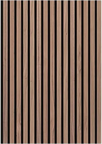 Paneles acústicos de pared acústicos, paneles grandes insonorizados, panel de absorción de sonido acanalado 3D con acabado de madera, tratamiento