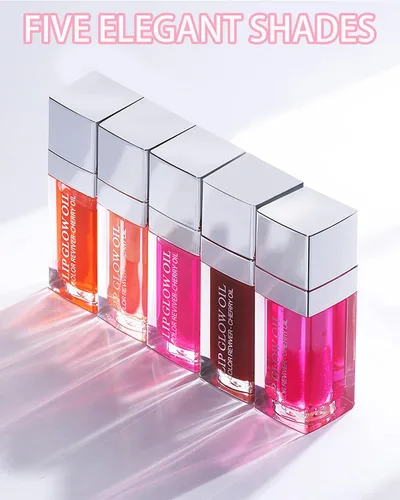 Miniatura 7 de Aceite de labios que brilla intensamente, brillo hidratante para labios, aceite labial Glow Reviver, tinte de aceite hidratante de larga duración