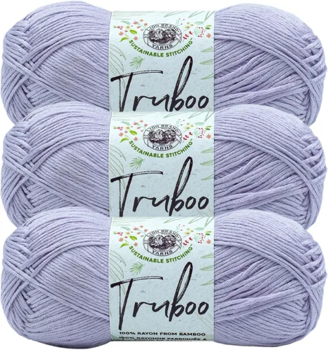 Miniatura 52 de (1 Madeja) Lion Brand Yarn Truboo Yarn, Aguamarina
