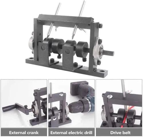 Miniatura 3 de Taladro eléctrico manual Máquina peladora de cables de doble propósito para reciclaje de chatarra de cobre (1-30mm/0.04"-1.18")