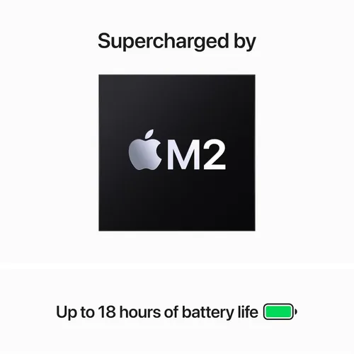 Miniatura 2 de Apple MacBook Air 2023 con chip Apple M2 con CPU de 8 núcleos/GPU de 10 núcleos (15 pulgadas, 8 GB de RAM, 256 GB de almacenamiento SSD)