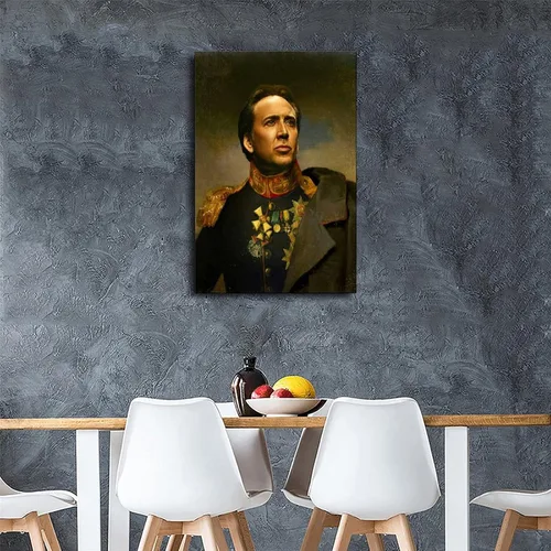 Miniatura 4 de MMIXIANG Nicolas - Póster de jaula decorativa, lienzo para pared, para sala de estar, dormitorio, 08 x 12 pulgadas