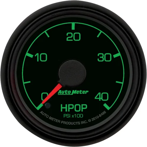 Miniatura 2 de Auto Meter 8496 2-1/16" 0-4000 PSI Diesel HPOP Gauge para Ford Racing