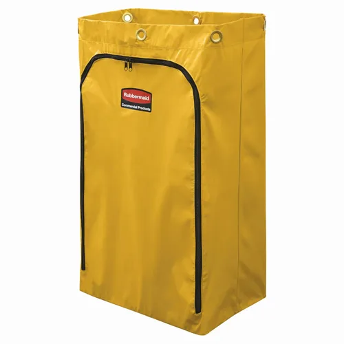 Miniatura 2 de Rubbermaid Commercial Products Bolsa para Carrito de Limpieza/Utilidad de Alta Capacidad, 34 Galones, Roja, Compatible con Carritos de Limpieza Rojo