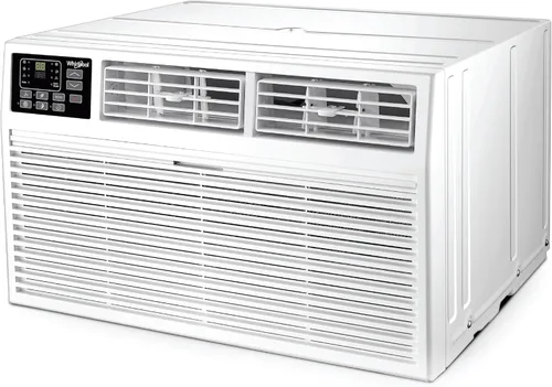 Whirlpool Aire acondicionado de pared de 8,000 BTU, 115 V, enfría hasta 350 pies cuadrados para sala de estar, dormitorio, cocina con