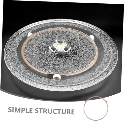 Miniatura 6 de Anillo giratorio para microondas, placa circular para microondas, anillo giratorio para placa, plástico resistente, instalación simple, suministros