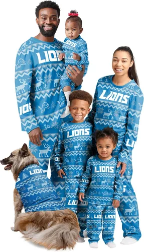 Miniatura 22 de FOCO NFL womens Nfl Team Ugly Pattern Matching Set Family Holiday Pajamas