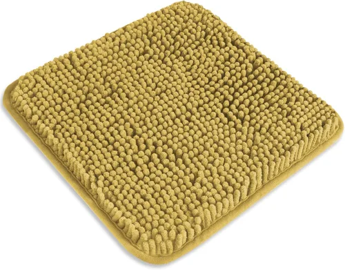 Miniatura 186 de Alfombra de baño pequeña de 12 x 18 pulgadas, lavable y absorbente, antideslizante, alfombra de baño de felpilla gruesa y suave para baño, ducha