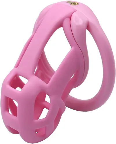 Miniatura 11 de Jaula de castidad 3.0 de resina, dispositivo de castidad masculino con 4 anillos para el pene, jaula de castidad masculina, jaula de castidad