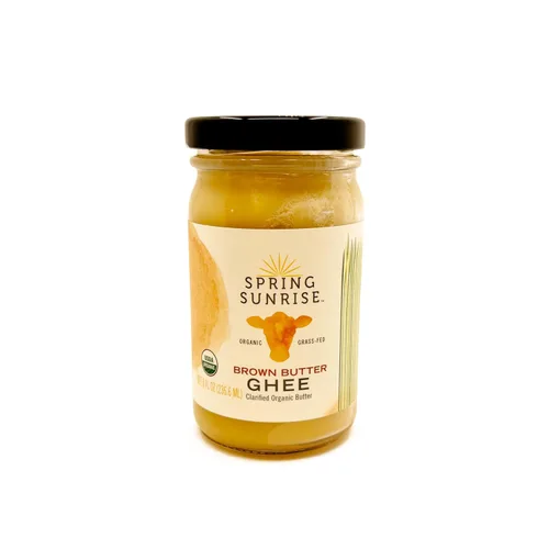Miniatura 12 de Spring Sunrise - Mantequilla clarificada orgánica alimentada con pasto - Mantequilla clarificada certificada por la USDA - Aceite de cocina apto
