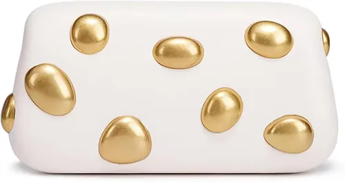 Miniatura 8 de Bolso de mano de piel sintética desmontable con cadena cruzada, bolso de noche, bolso de mano para mujer, formal, boda, fiesta, baile de graduación