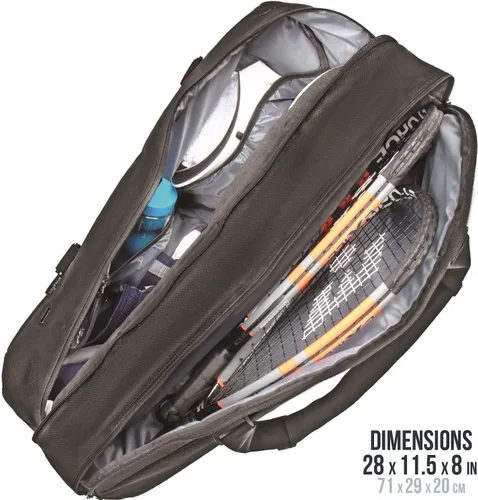 Miniatura 7 de Athletico Bolsa de Tenis y Raquetbol - Bolsas de Tenis para Mujeres y Hombres para Sostener Raqueta de Tenis, Raqueta de Raquetbol, Paletas