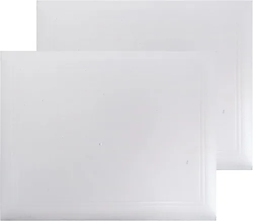 Miniatura 30 de GraduationMall Cubierta acolchada lisa para diploma de 8.5"x11" Portacertificados blanco, paquete de 1