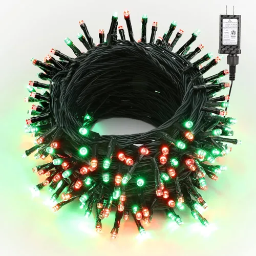 Miniatura 21 de Brizled - Luces inteligentes para árbol de Navidad, 20 metros / 66 pies, 200 luces LED que cambian de color, control por aplicación y voz, Rojo