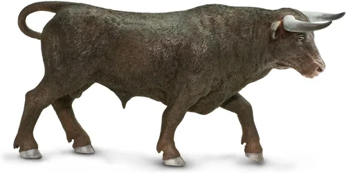 Safari Ltd. Figura de Black Bull – Figura detallada de plástico de 6 pulgadas – Divertido juguete educativo para niños, niñas y niños a partir de 3
