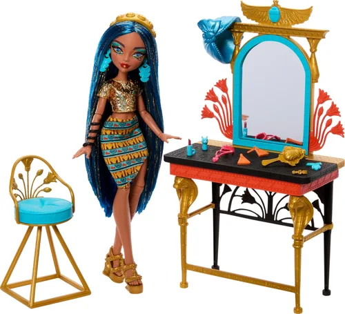 Miniatura 5 de Monster High Día de Miedo Propio Cleo de Nile Muñeca Set de Juego