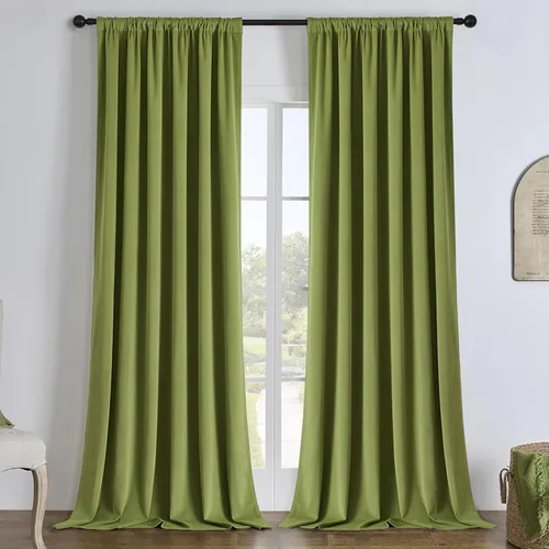Miniatura 31 de Joydeco - Cortinas opacas 100% azul rey, 84 pulgadas, 2 paneles, cortinas de terciopelo azul rey de lujo para dormitorio y sala de estar, cortinas