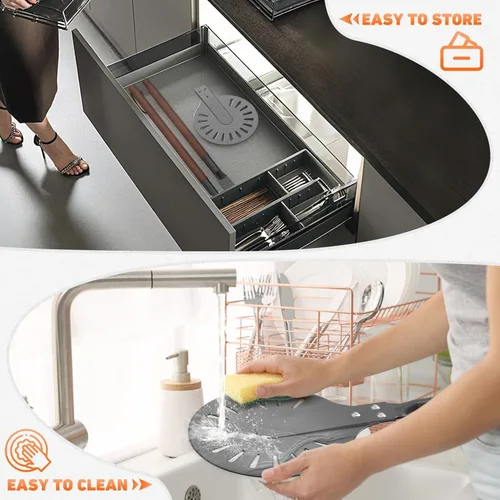 Miniatura 7 de Pala giratoria de pizza de aluminio perforado de 8 pulgadas con mango de madera, espátula de pizza de longitud ajustable 2 en 1, 48 pulgadas