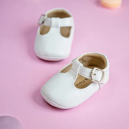 Miniatura 156 de Felix & Flora Zapatos de bebé de suela suave - Zapatos de bebé para caminar, mocasines, suela de goma, zapatos de cuna