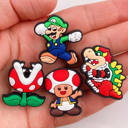 Miniatura 5 de upnczqu 25 dijes para zapatos para niños y niñas, accesorios de dibujos animados para niños y adultos, decoración de pulseras y más.