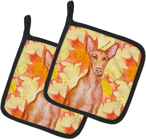 Miniatura 140 de Caroline's Treasures BB9655PTHD - Juego de soportes para ollas de cocina resistentes al calor, almohadillas calientes para horno, 7 1/2 x 7 1/2