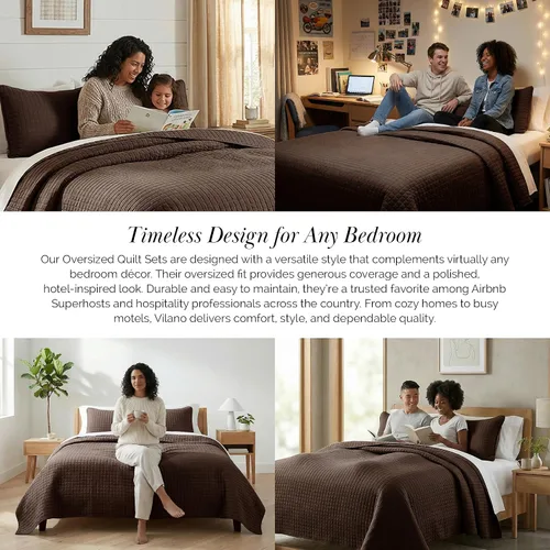 Miniatura 6 de Southshore Fine Living, Inc. - Juego de ropa de cama de tamaño King, colcha de gran tamaño, colcha de microfibra cepillada suave, ropa de cama 45
