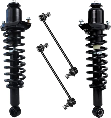 Miniatura 72 de Detroit Axle - Kit de puntales delanteros 2WD para Ford F-150 2005-2008 Lincoln Mark LT 2005-2008, 2 puntales con muelle helicoidal, 2 enlaces