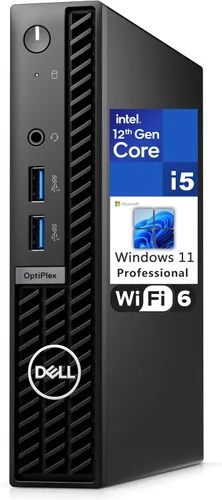 Dell OptiPlex 7000 7010 MFF - Computadora de escritorio empresarial con factor de forma micro de 1.2L, Intel Hexa-Core i5-12500T (Beat i7-11700T),