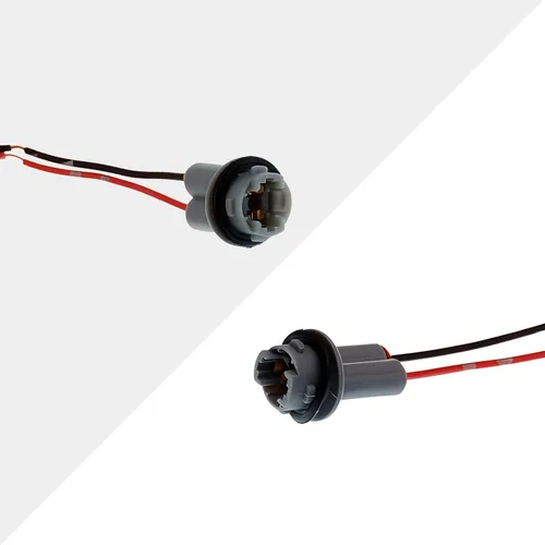 Miniatura 5 de 2 piezas T15 arnés de enchufe de coleta, T10 T13 T15 bombilla de coche arnés de cableado conector de enchufe para bombillas, luces de señal de giro