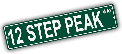 Nevada Mountains Pick Your Mountain Compatible/Reemplazo para 12 Step Peak United States Mountain Aluminio Metal Tin Street Sign Style Decoración