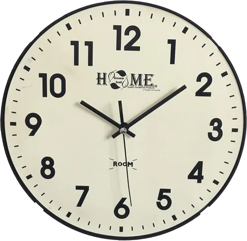 Uniware - Reloj de pared silencioso sin tictac de diseño moderno conciso para decoración de sala de estar, oficina, dormitorio (9.1 pulgadas,