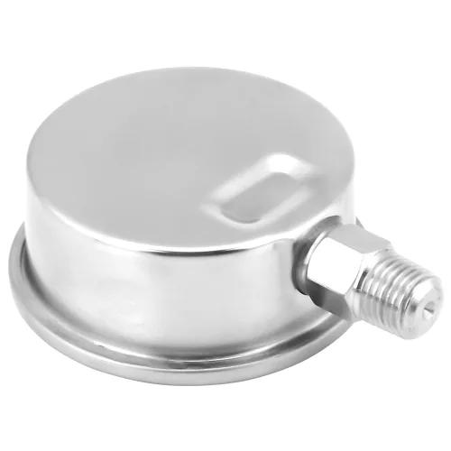 Miniatura 4 de Manómetro hidráulico, 60 MPa / 9000 PSI doble escalas acero inoxidable manómetro líquido presión base entrada NPT conexión de rosca 1/4