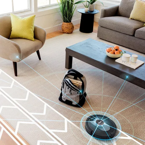 Miniatura 4 de Shark UR2500SR AI Ultra Robot Aspirador con base autovaciada, sin bolsa, capacidad de 30 días, navegación LIDAR, compatible con Alexa, conexión