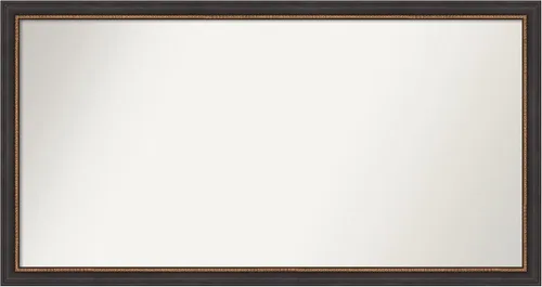 Miniatura 170 de Amanti Art Espejo de baño negro para sobre el fregadero, 23 x 23 pulgadas, espejo cuadrado negro Ashton, marco de madera tradicional mediano, se