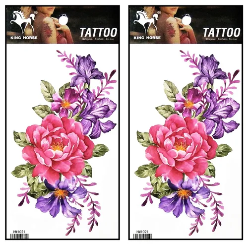 Miniatura 22 de Tatuajes 2 hojas de fantasía ángel águila pájaro alas temporales tatuajes adhesivos falsos cuerpo brazo pecho hombro tatuajes para adolescentes, 32.