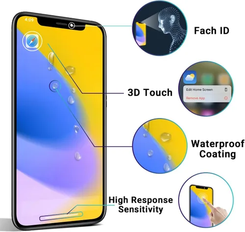 Miniatura 3 de [No LCD] Reemplazo de pantalla para iPhone X OLED de 5.8 pulgadas (A1865 A1901 A1902), pantalla táctil 3D digitalizador kit de reparación