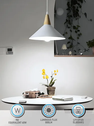 Miniatura 2 de TORCHSTAR Bombillas LED A19 equivalente a 60 W, certificación UL, luz diurna de 5000 K, regulable, 9 W, 800 lm, sin parpadeo, bombilla LED de base