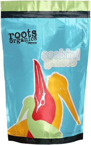 Roots Organics - Fertilizante en polvo de guano de aves marinas, 3 libras