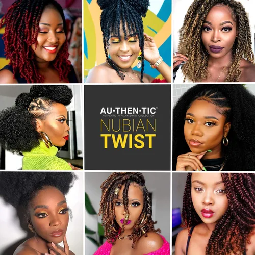 Miniatura 8 de AU-THEN-TIC Nubian Twist - Cabello rizado de 10 pulgadas, rizos de resorte previamente enlazados, 2 paquetes, extensiones de cabello rizado