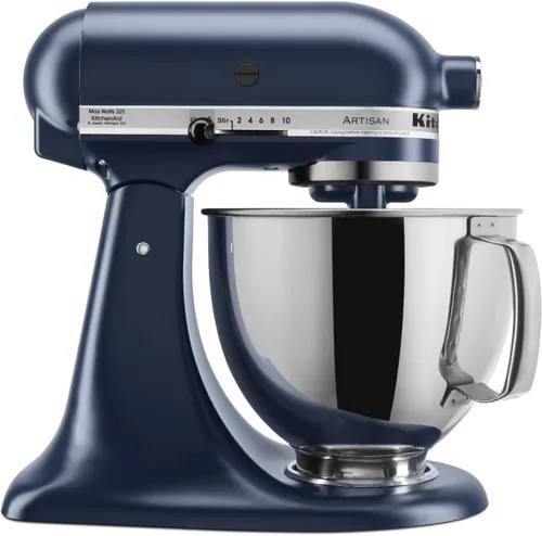 Miniatura 7 de KitchenAid Artisan Series KSM150PS, mezclador de pie con cabezal inclinable de 5 cuartos de galón con escudo de vertido KSM150PS, pistacho