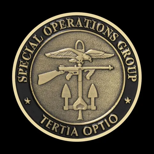 Miniatura 2 de 1 unids CIA Special Operations Group Tertia Optio Challenge Moneda Premio Graduado Regalo Coleccionable Medalla Monedas