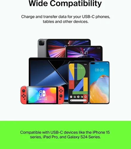 Miniatura 5 de Belkin BoostCharge - Cable USB-C a USB-C (1M/3.3 pies) para iPhone 17, iPhone 17 Pro, Samsung Galaxy S25, S24, Pixel 10 & 9, iPad Pro, Nintendo