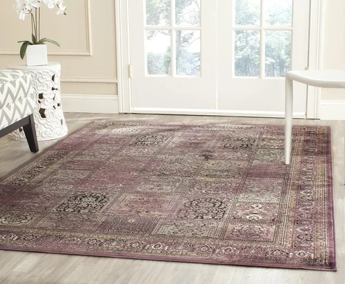 Miniatura 8 de SAFAVIEH Vintage Collection - Alfombra de pasillo de 2 pies 2 pulgadas x 6 pies, morado y fucsia, viscosa, diseño oriental envejecido