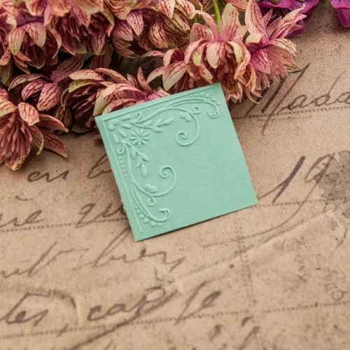 Miniatura 7 de Plantilla de carpeta de grabación en relieve de plástico con encaje para bricolaje álbum de recortes, álbum de fotos, tarjetas, fabricación