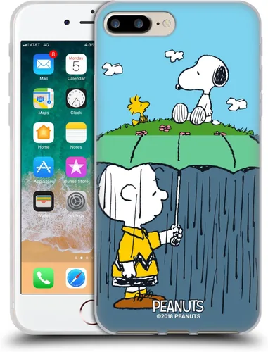 Miniatura 322 de Head Case Designs Funda de gel con licencia oficial de Peanuts Snoopy & Woodstock Halfs and Laughs [protección de grado militar] compatible