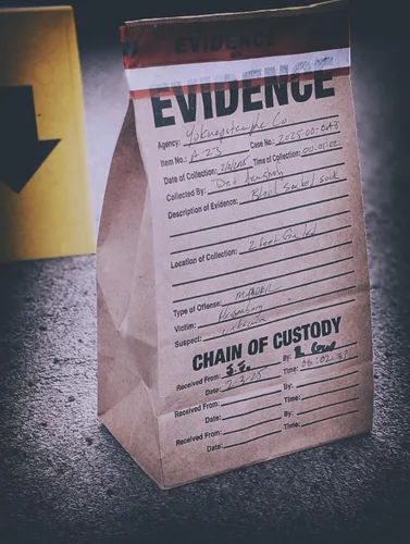 Miniatura 3 de Crime Scene Bolsas de papel para pruebas (pequeñas)