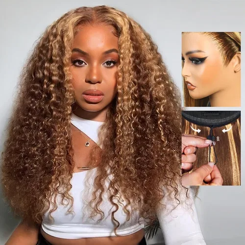 Miniatura 9 de Peluca de cabello humano estilo Bob, densidad del 220 %, pelucas de encaje frontal HD de 13 x 6 pulgadas, predepiladas, encaje transparente HD, sin